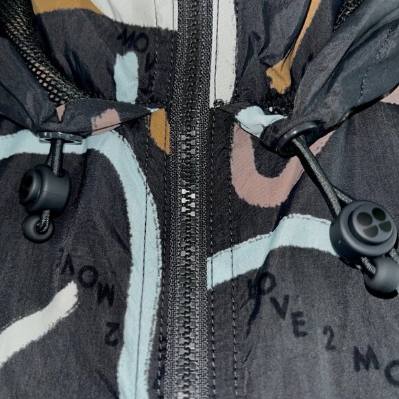 SWEATY BETTY LONDON Full Zip Hoody  "Love 2 Move" Jacket - EUC - US 8-10 - Picture 10 of 14